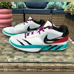 Nike Ja 1 MORANT Reverse Scratch White-Black-Multi Men’s Size 8.5